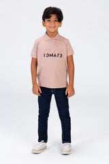 Boys Polo T-shirt With Tomato Print On The Front Pika Material