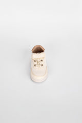 Boy's Thick Sole Faux Leather Attractive Look Sneaker Shoes