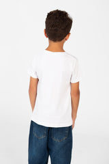 تي شيرت أساسي للأولاد برقبة دائرية مصنوع من خامة عالية الجودة