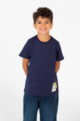 Boy's Basic Crew Neck T-Shirt