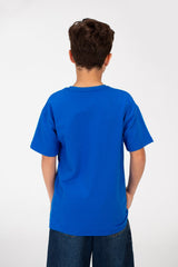 تي شيرت أساسي عالي الجودة للأولاد بنصف كم