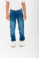 Boys Well Used Laser Jeans Pants With Distinctive Details