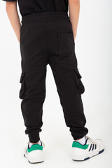 Boy's Elastic Waist Comfortable Sweatpants With Pockets
