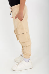 Boy's Regular Fit Sweatpants With Unique Cut