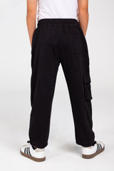 Boy's Sweatpants With A Drawstring And A Unique Cut