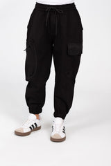 Boy's Sweatpants With Elastic Waistband And Modern Side Pockets