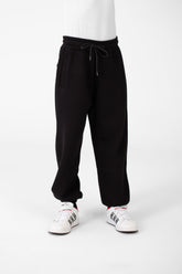 Boy's Basic Jogger Sweatpants With Drawstring Closure And Pockets