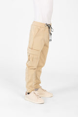 Boy's Round Printed Oversized Half Sleeved Sweatpants