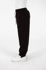 Boys' Oversized Sweatpants With Elastic Waistband And Pockets In A Modern Design