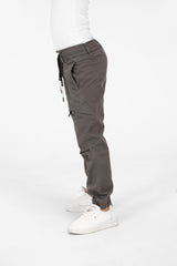 Boy's Gabardine Sherwal Pants With A Drawstring In The Middle And Pockets