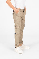 بنطلون شروال جبردين للأولاد مع جيوب جانبية