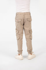 Boy's Gabardine Sherwal Pants Modern Side Pockets For Everyday Wear