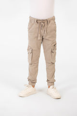 Boy's Gabardine Sherwal Pants Modern Side Pockets For Everyday Wear