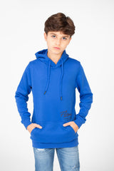 Boy's Hood Sweatshirt With Graphic Print