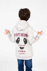 سويت شيرت بغطاء رأس مطبوع عليه صورة باندا للأولاد