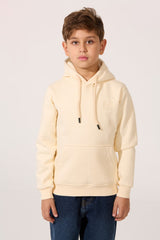 Boy's Basic Tomato Milton Slim Fit Hooded Long Sleeve Sweatshirt