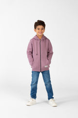 سويت شيرت للأولاد بسحاب كامل وجيوب أمامية