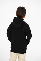 Boy's Basic Hood Sweatshirt With Full Zippers