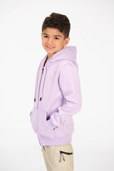 سويت شيرت توماتو أساسي للأولاد بغطاء رأس وسحاب كامل للإغلاق