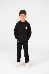 Boy's Tomato Two Pieces Hoodie And Sweatpants Training Suit