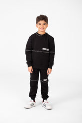 Boy's Melton Printed Training Suit With A Unique Cut