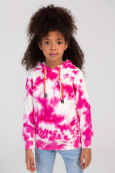 Girl's Colorful Regular Fit Hoodie Melton Basic Padded Sweatshirt