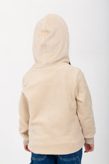 Girl's Winter Hooded Front Printed Sweatshirt