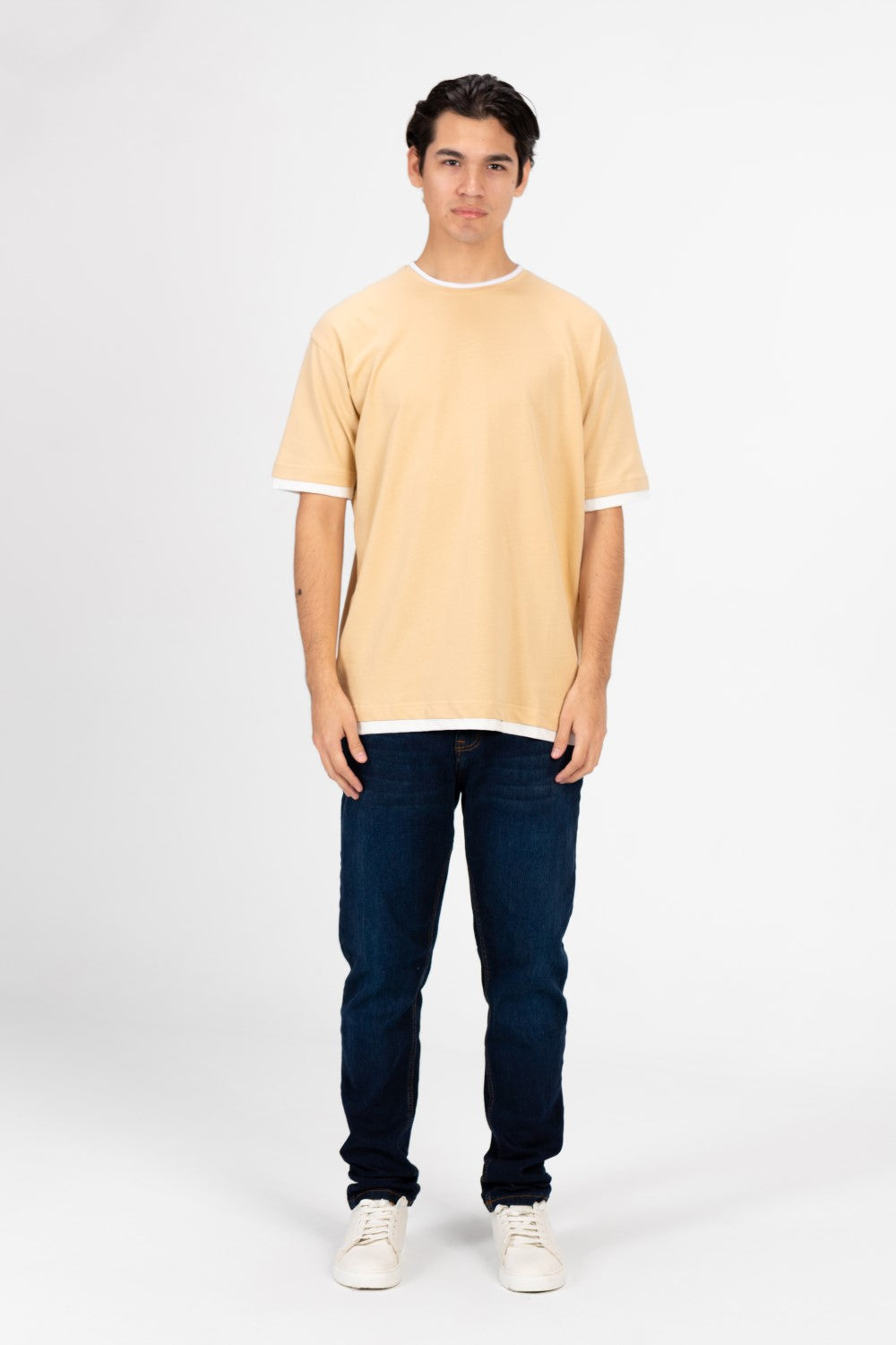 Men's Oversized Half Sleeve Round Neck T-shirt
