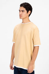 Men's Oversized Half Sleeve Round Neck T-shirt