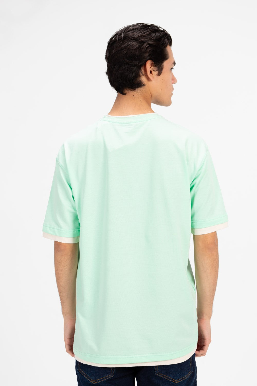 Men's Oversized Half Sleeve Round Neck T-shirt