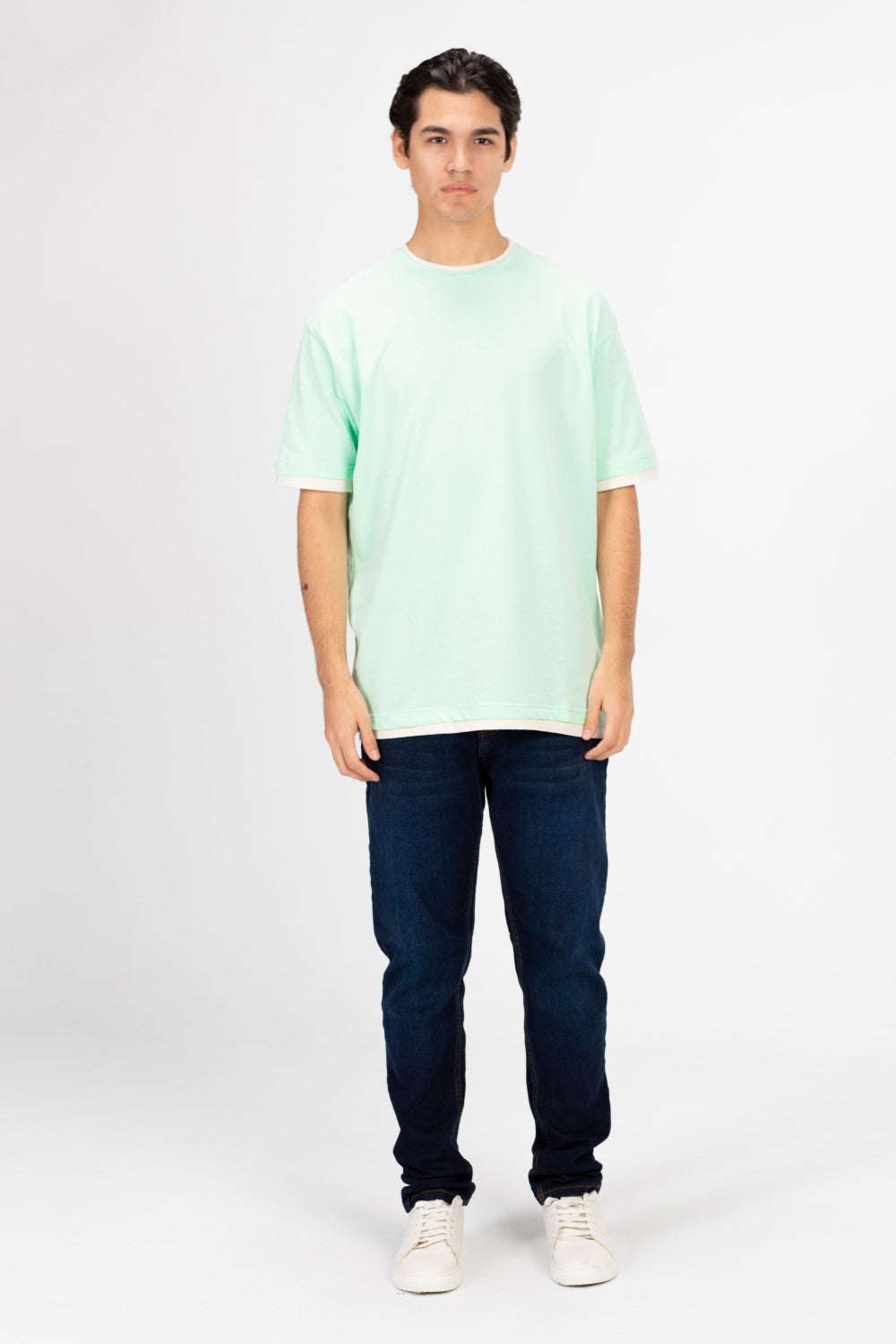 Men's Oversized Half Sleeve Round Neck T-shirt