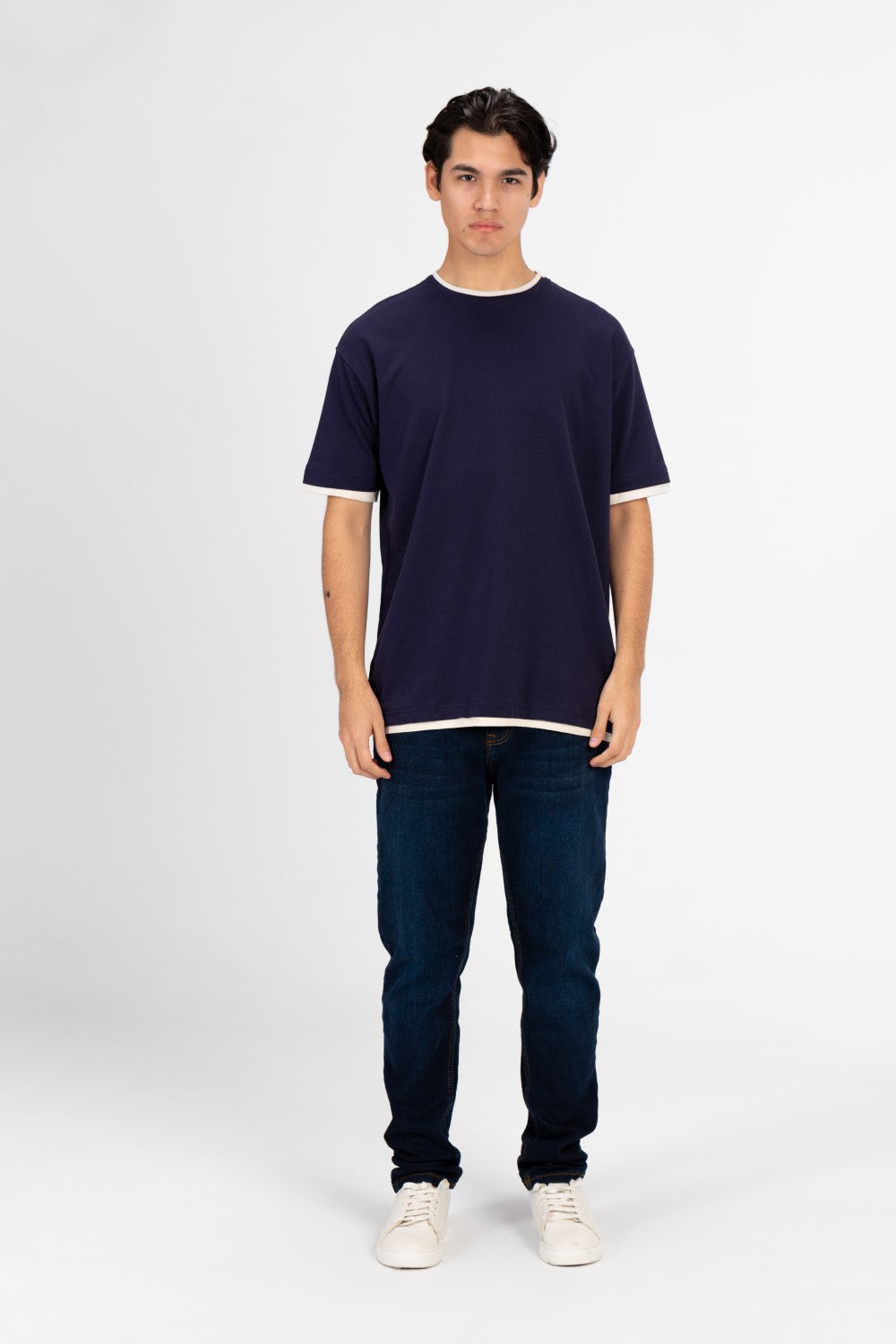 Men's Oversized Half Sleeve Round Neck T-shirt