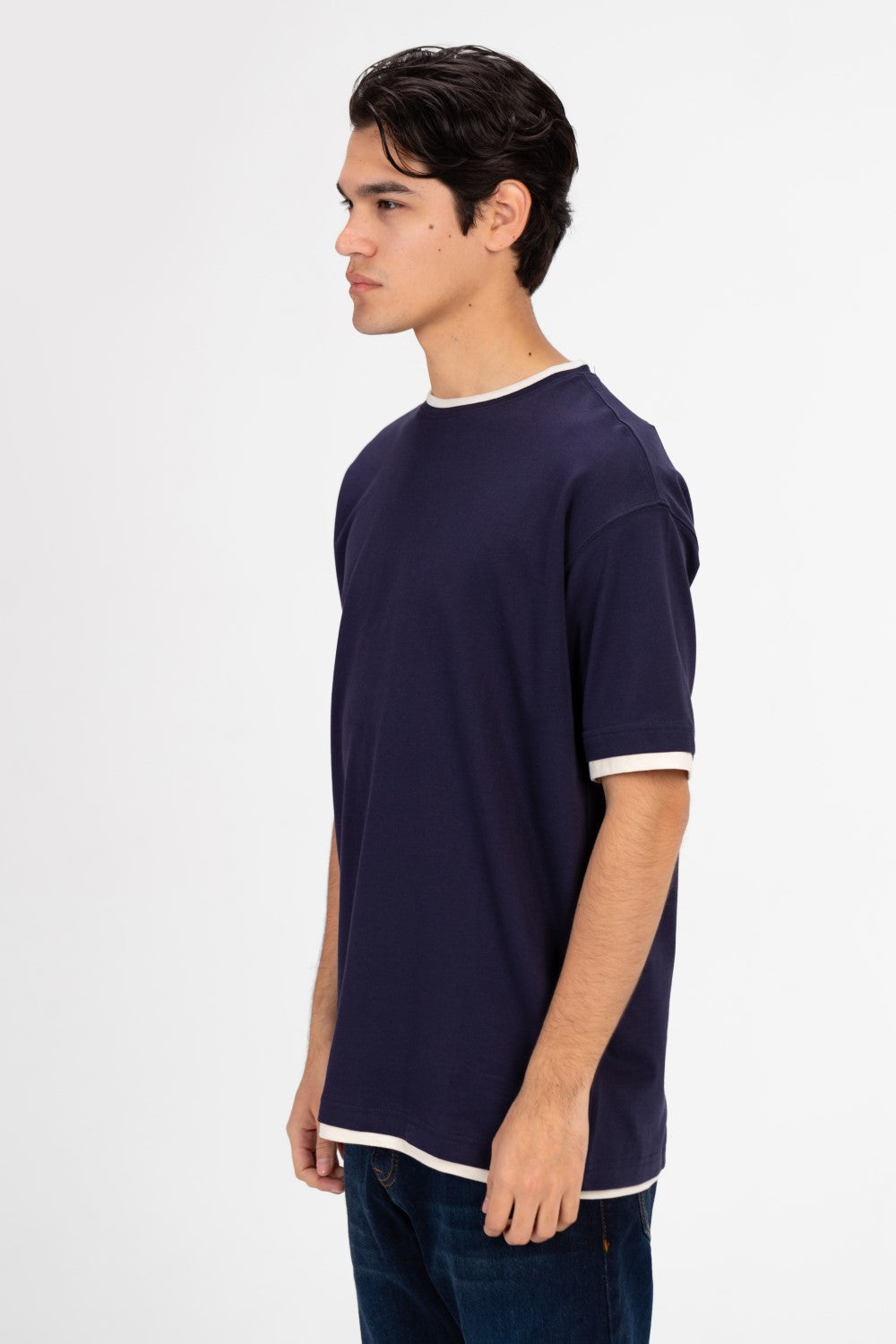 Men's Oversized Half Sleeve Round Neck T-shirt