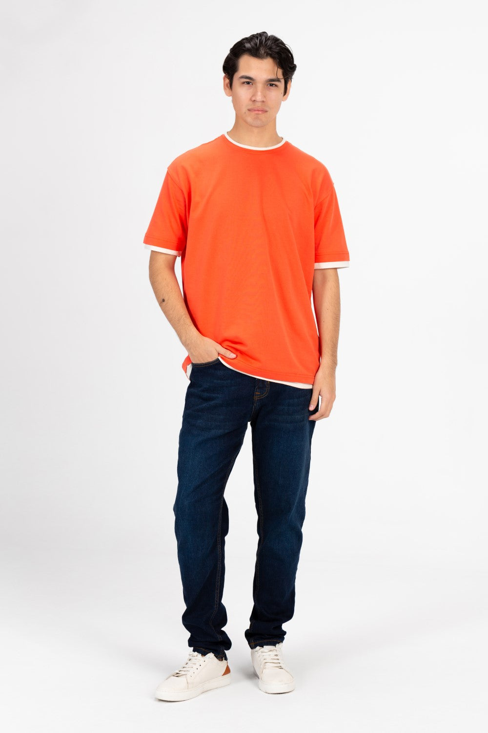 Men's Oversized Half Sleeve Round Neck T-shirt