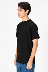 تي شيرت رجالي أساسي بأكمام نصفية ورقبة دائرية