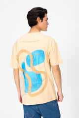 Men's Oversized Printed Half Sleeve Shirt