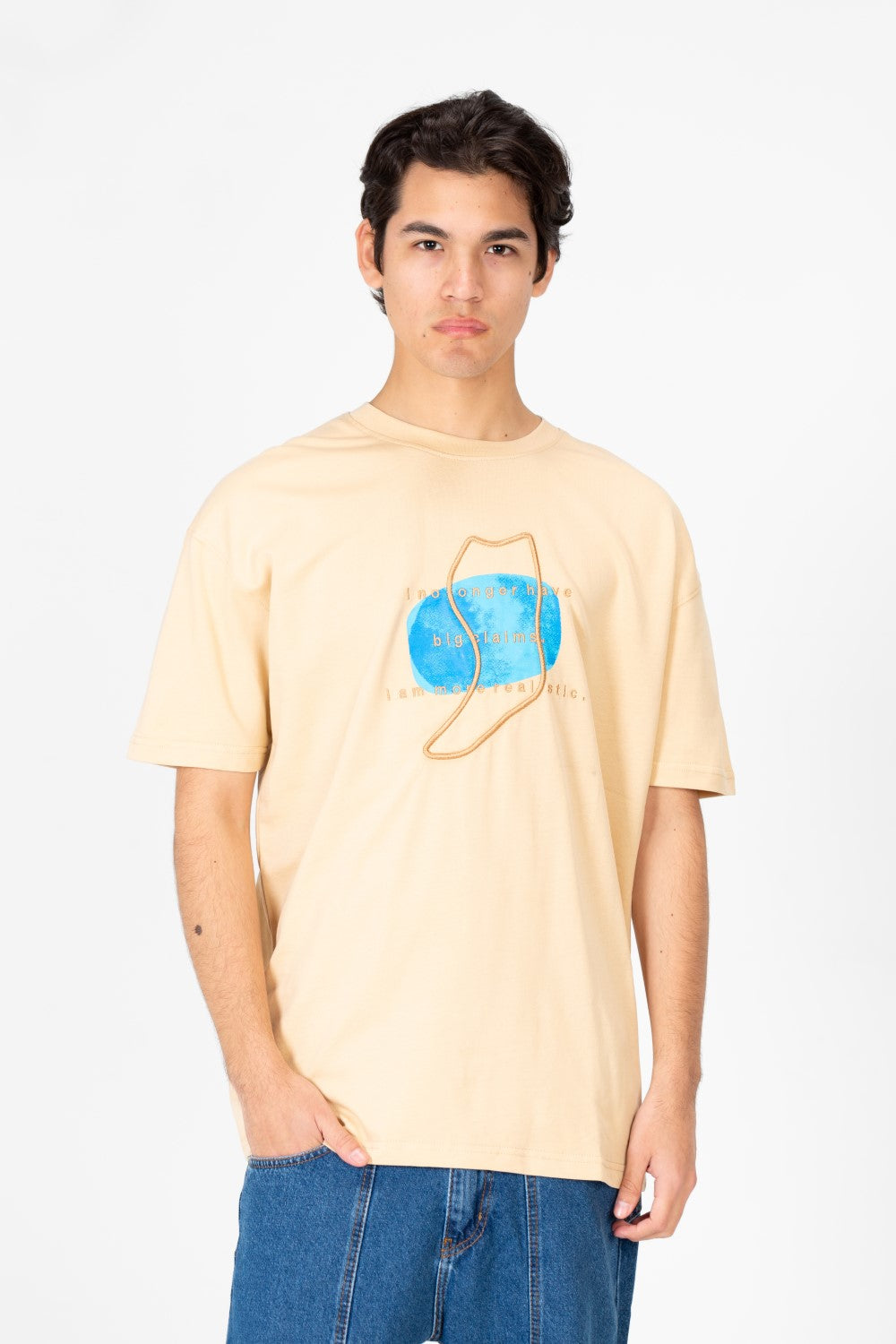 Men's Oversized Printed Half Sleeve Shirt