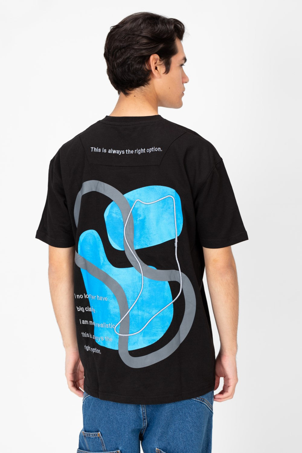 Men's Oversized Printed Half Sleeve Shirt