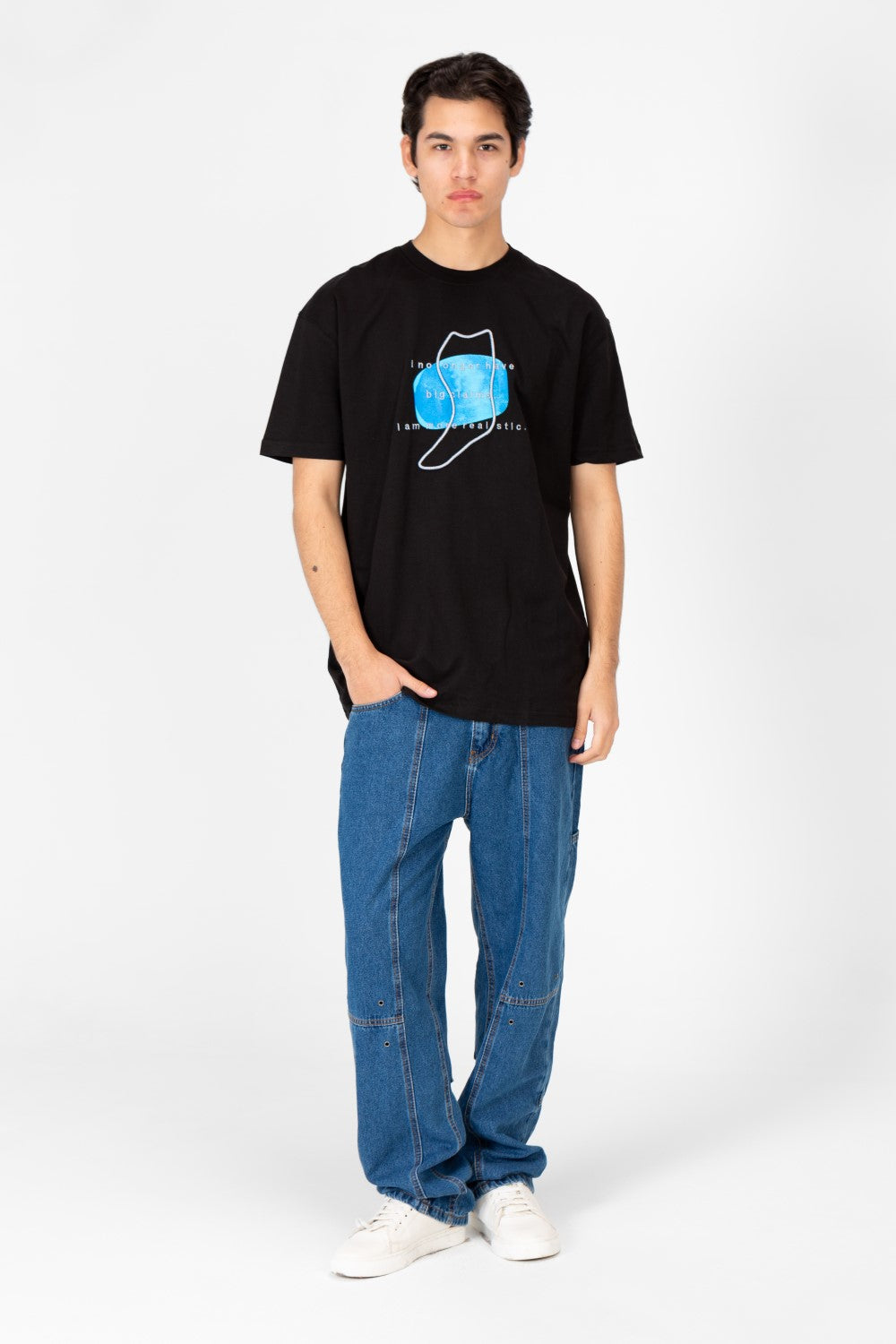 Men's Oversized Printed Half Sleeve Shirt