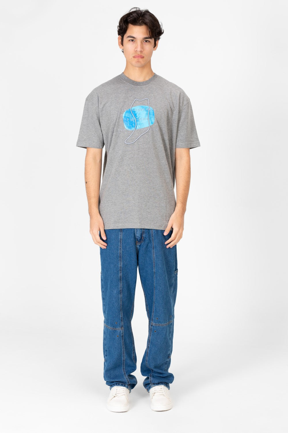 Men's Oversized Printed Half Sleeve Shirt