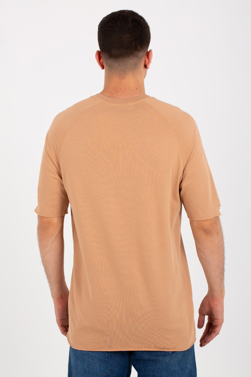 Mens Oversize Short Sleeved T-shirt Made Of Summer Melton Material