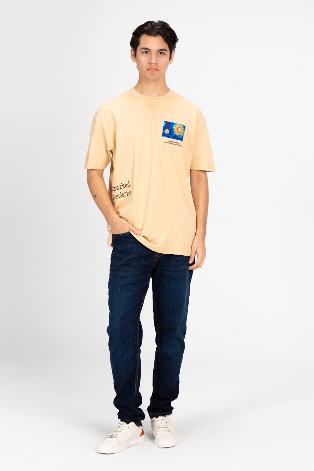 Men's Milton Crew Neck Oversize T-Shirt