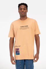 Men's Milton Graphic Print Crew Neck Oversize T-Shirt