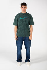 Men's Short Sleeved Oversized Washed T-Shirt