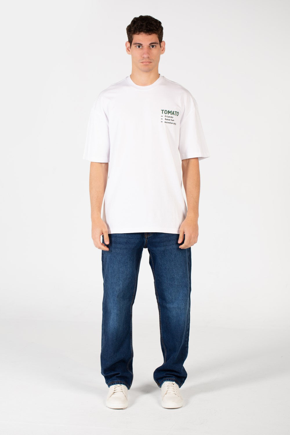 Men's Tomato Oversized Printed T-Shirt