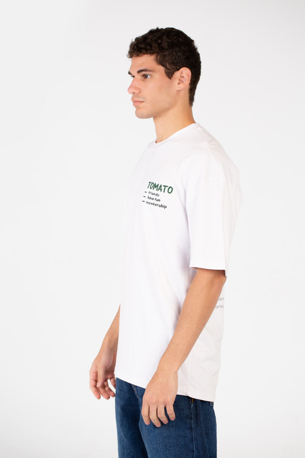 Men's Tomato Oversized Printed T-Shirt