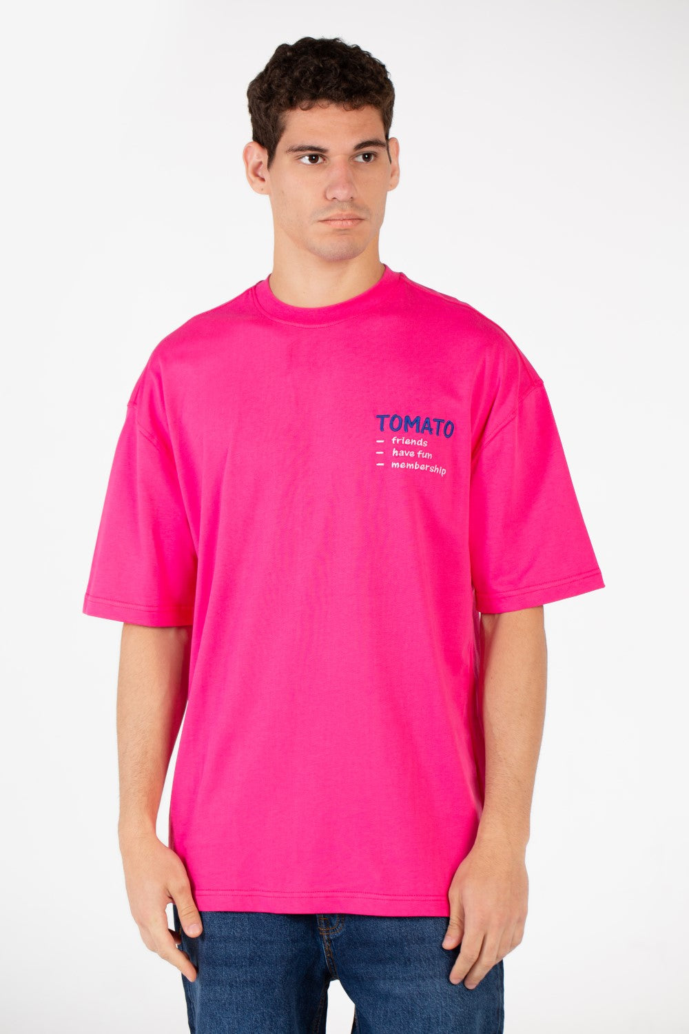 Men's Tomato Oversized Printed T-Shirt