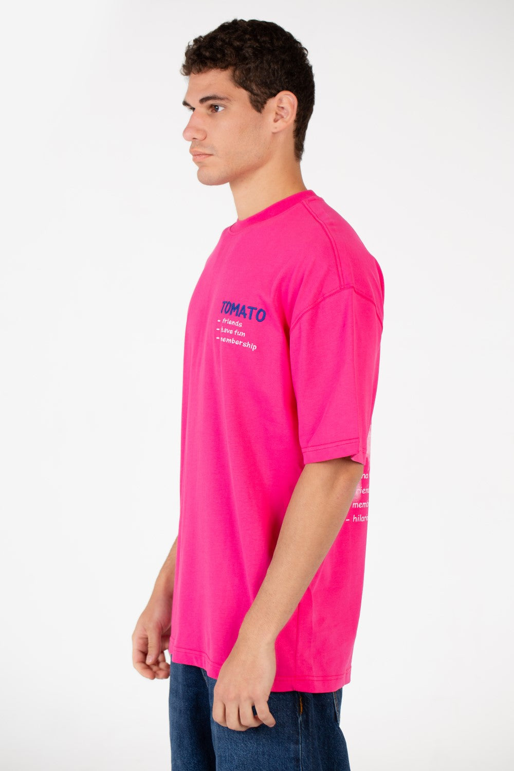 Men's Tomato Oversized Printed T-Shirt