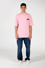 Men's Oversized Printed Round Neck T-Shirt