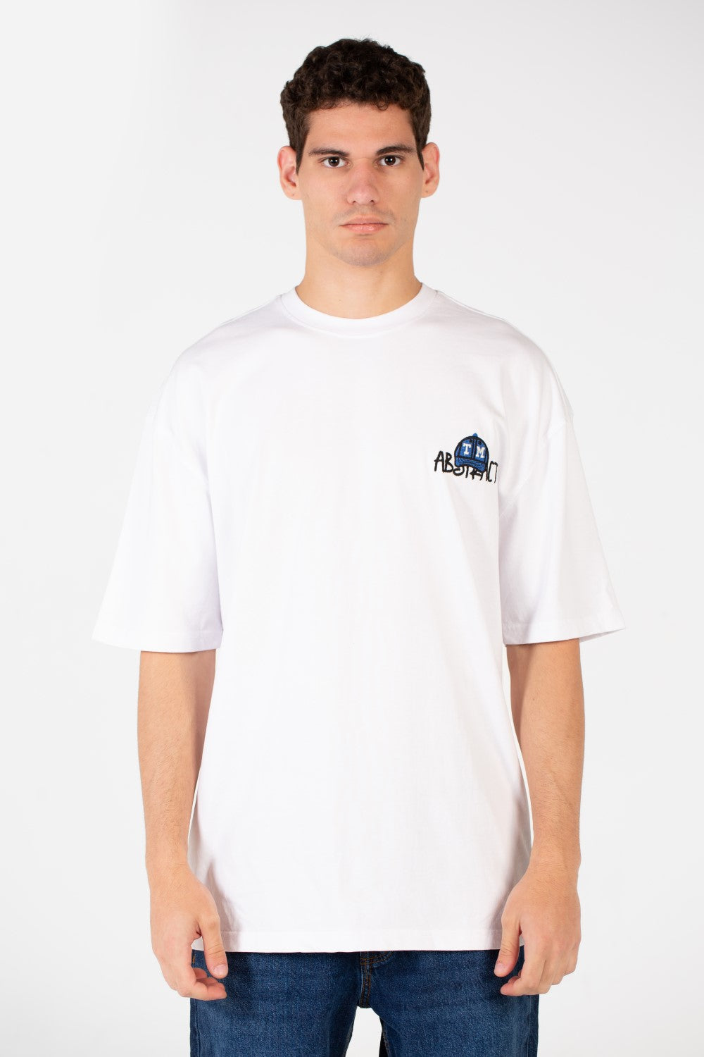 Men's Oversized Printed Round Neck T-Shirt